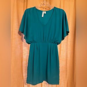 Prevett from Francesca’s - flutter sleeve pencil skirt dress